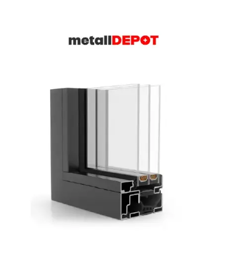 MD Stahlfenster 1x1 3-fach Verglasung